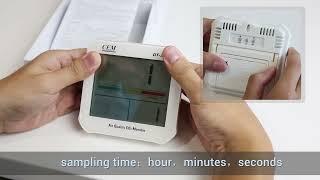 How to Use a Air Quality Monitor Indoor CO2 Monitor-DT-326