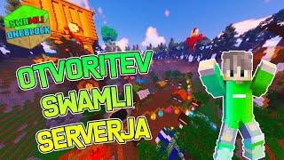 OTVORITEV SWAMLI SERVERJA  Swamli Oneblock Skyblock