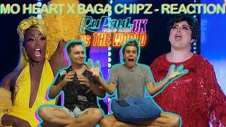 Mo Heart X Baga Chipz Domino - BRAZIL REACTION - RuPauls Drag Race UK Vs. The World