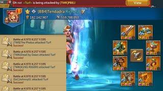 180m solo Trap TWK Full Gangbang With 2 Back to Back Rallies Lordsmobile