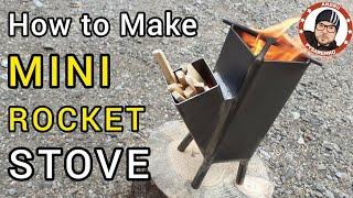 Best Mini Rocket Stove  How to Build a Simple Camp Stove  DIY