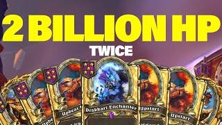 Hitting the 2 Billion HP Cap Twice  Dogdog Hearthstone Battlegrounds