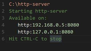 How to Set Up a Local HTTP Server Node.js