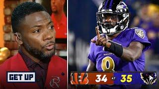 GET UP  That was 3rd MVP level for Lamar Jackson - Ryan Clark on Ravens comeback win over Bengals