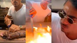 Butter fried steak  By SalTBae Nusret  Subscribe for more