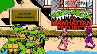 Teenage Mutant Ninja Turtles III The Manhattan Project 1991 NES - 2 Players TAS