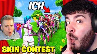 Ich gehe UNDERCOVER in ZYZTMs SKIN CONTEST und er MOBBT MICH? Fortnite