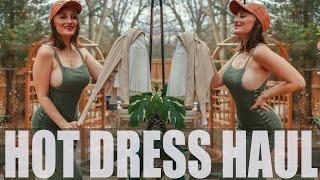 Hot SpringSummer Dresses And Mini Skirt Haul Feat DOSSIER I HOLLY WOLF TRY-ON