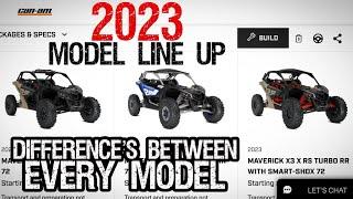 2023 Can-am X3 Model Line Up Explained  What are the Differences?