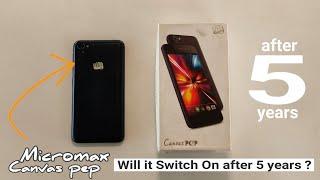 Trying to Power ON My 5 Year Old Micromax Canvas Pep Q371 Smartphone