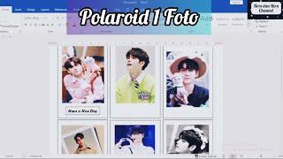 Cara Membuat Polaroid Sendiri di Microsoft Word  DIY Polaroid Polos