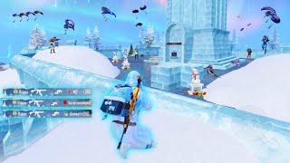 OMG BEST PEEK NEW BEST GAMEPLAY in FROZEN KINGDOM w GROZA + AMR PUBG Mobile