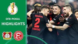 Die UNBESIEGBAREN?  Bayer 04 Leverkusen - Fortuna Düsseldorf 4-0  Highlights  DFB-Pokal 202324