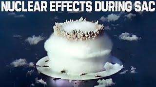 Nuclear Effects During Strategic Filming Armageddon. SAC Delivery Missions  Upscaled Footage