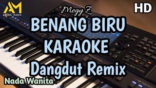 BENANG BIRU KARAOKE azura musik  Nada wanita cewe