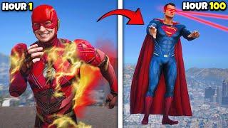 I Spent 100 Hours as a Superhero in GTA 5 RP..