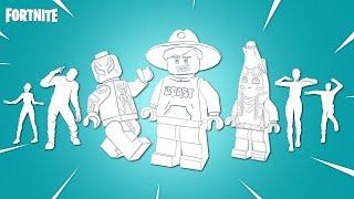 Top 50 Legendary Fortnite Dances & Emotes Slim Shady Lego Fortnite Popular Vibe Walking Pretty