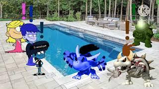 Dark Dry Giga Bowser Jr. Gets Banned from the PoolGrounded