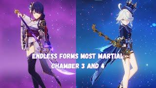 Endless Forms Most Martial Chamber 3 and 4  C0 Raiden Shogun & C0 Furina Taser  Genshin Impact 4.7