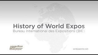 History of World Expo Cities - timeline 1851 - 2020