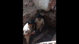 NIZAMS PERIOD CANNON FOUND IN UNDER CONSTRUCTION HOUSE DABEERPURA PS LIMITSHYD 25022018