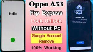Oppo A53 Frp Bypass  Without Pc New Method  YouTube Update Problem Solution  Google Account Lock