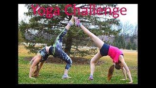 Trying Two Person Yoga Poses