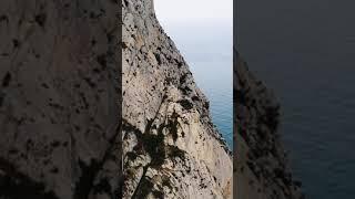 Hanging out with @danielillescas and @katiagcolomerr above a massive cliff.  #shorts