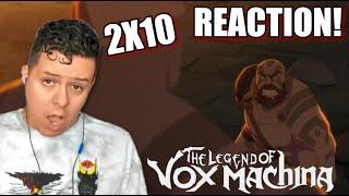The Legend of Vox Machina 2 X 10 REACTION - F*CKIN AWESOME