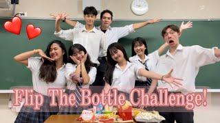 Flip The Bottle Challenge  High school Edition 