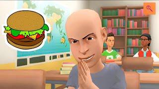 classic caillou steals Leos lunch grounded