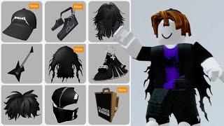 15 FREE BLACK ITEMS ROBLOX  2023