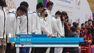 Awarding Ceremony  Mens 5x5 Basketball  31st SEA Games 2021