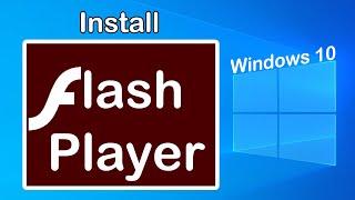 How to Install Flash Player on Windows 10  2023