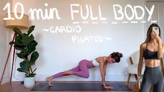 10MIN full body cardio pilates workout  low-impact full body fat burn & tone  LIDIAVMERA