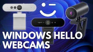 Windows Hello webcams - Budget to Premium  Lenovo 510 Logitech BRIO & Dell Ultrasharp 4K
