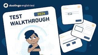 Duolingo English Test Walkthrough 2024 Test overview with all question types