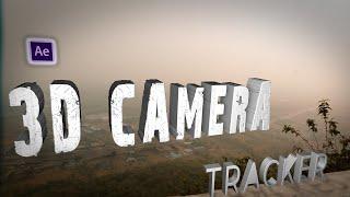 3D Text Animation Using 3D Camera Tracker In After Effects How To use 3D Camera Tracker