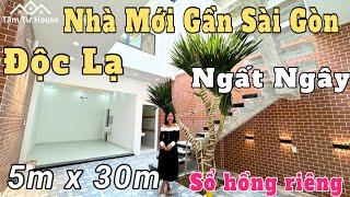 Độc Lạ Nhà Mới Sài Gòn đẹp Ngất Ngây sổ hồng riêng 5m x 30m Đau lòng chủ bán lỗ Thảm Thương