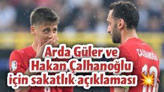  Arda Güler ve Hakan Çalhanoğlu sakatlandı mı?#millitakım