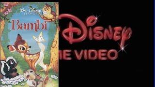 Opening & Closing to Bambi 1994 VHS Australia