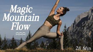 Yoga Ganzkörper Flow für alle Level  Kraft Klarheit Balance  28 Min. Magic Mountain Flow ️