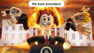 THE NEW PRESIDENT ROBLOX Brookhaven RP - FUNNY MOMENTS