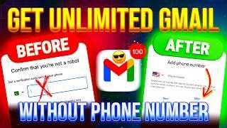 How to create UNLIMITED GMAIL ACCOUNTS without phone number Verification