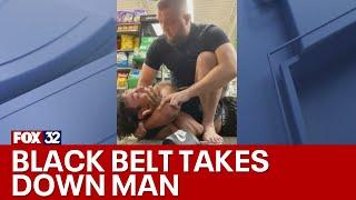 Chicago black belt takes down man who allegedly punched 7-Eleven clerk