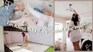 Home maintenance vlog tackling odd jobs around the house with me