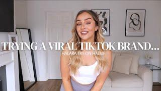 TRYING VIRAL TIKTOK CLOTHING BRAND HALARA.... IS IT WORTH IT?