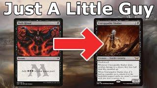 HE SURE DO BE SLASHING THO  Mono Black Unstoppable Slasher Aggro Legacy MTG