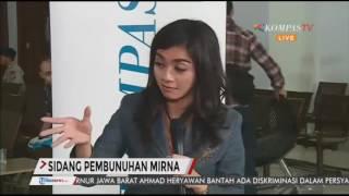 JESSICA DITUNTUT HUKUMAN 20 TAHUN PENJARA RABU 5 OKTOBER 2016