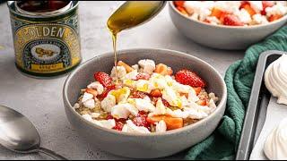 Lyles Eton Mess Porridge  Easy Breakfast Recipe